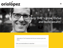Tablet Screenshot of oriolopez.com